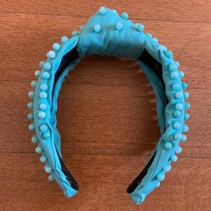 NWOT La Bella Amazonite Stone & Turquoise Canvas Headband